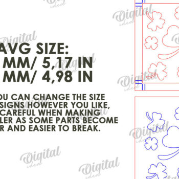 Intra απο ξύλο plywood 3mm-4mm πάχος – Κοπή λέιζερ Mini Sign Day St. Patrick Δίασταση  40x30 cm INTRAFABR-113766622 - Image 3