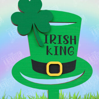 Intra απο ξύλο plywood 3mm-4mm πάχος – Πακέτο φυτικών πασσάλων για την ημέρα του Αγίου Πατρικίου Δίασταση 20x20 cm INTRAFABR-115492981 - Image 2