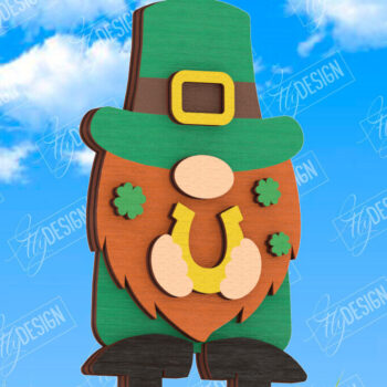 Intra απο ξύλο plywood 3mm-4mm πάχος – Πακέτο φυτικών πασσάλων για την ημέρα του Αγίου Πατρικίου Δίασταση  20x20 cm INTRAFABR-115492505 - Image 7