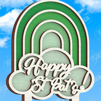 Intra απο ξύλο plywood 3mm-4mm πάχος – Πακέτο φυτικών πασσάλων για την ημέρα του Αγίου Πατρικίου Δίασταση  20x20 cm INTRAFABR-115492505 - Image 9