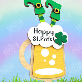 Intra απο ξύλο plywood 3mm-4mm πάχος – Πασσάλους φυτών για την ημέρα του Αγίου Πατρικίου | Κήπος Δίασταση  20x20 cm INTRAFABR-115492478 - Image 1