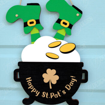 Intra απο ξύλο plywood 3mm-4mm πάχος – Σημάδια του Αγίου Πατρικίου | Διακόσμηση τοίχου Δίασταση  40x30 cm INTRAFABR-115677529 - Image 1