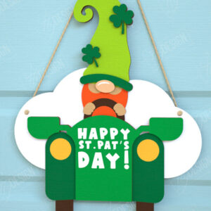 Intra απο ξύλο plywood 3mm-4mm πάχος – Σημάδια του Αγίου Πατρικίου | Διακόσμηση τοίχου Δίασταση  40x30 cm INTRAFABR-115677616