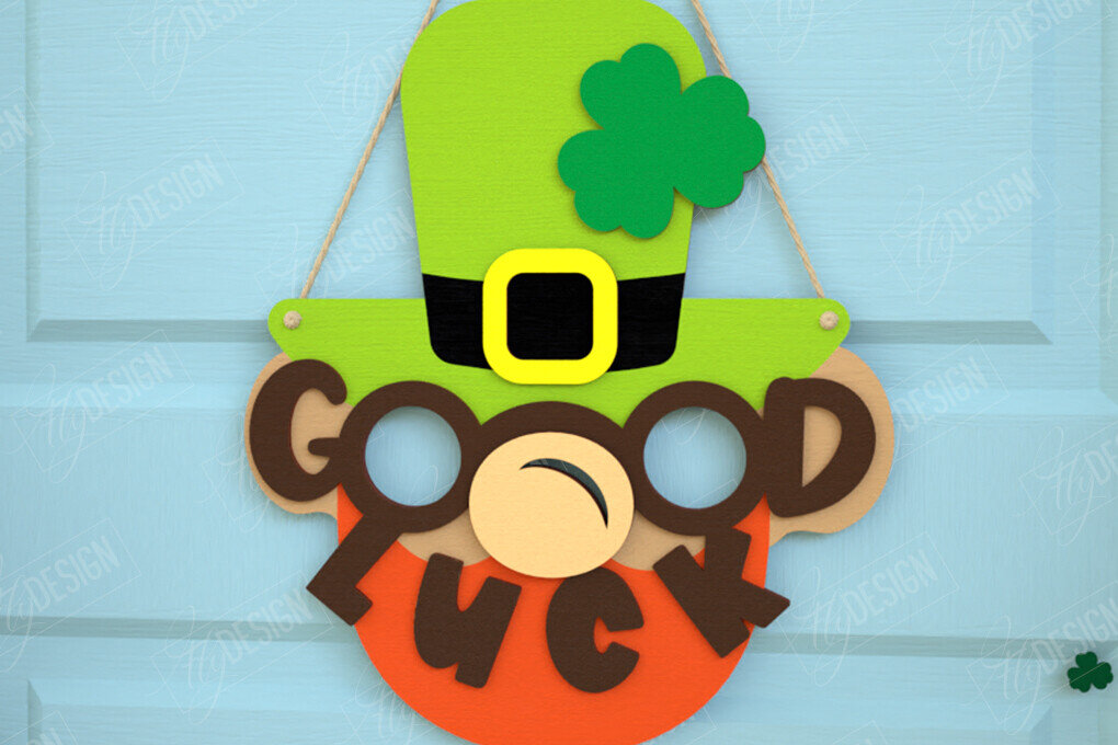 Intra απο ξύλο plywood 3mm-4mm πάχος – Σημάδια του Αγίου Πατρικίου | Διακόσμηση τοίχου Δίασταση  40x30 cm INTRAFABR-115677741