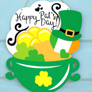 Intra απο ξύλο plywood 3mm-4mm πάχος – Σημάδια του Αγίου Πατρικίου | Διακόσμηση τοίχου Δίασταση 40x30 cm INTRAFABR-115678053