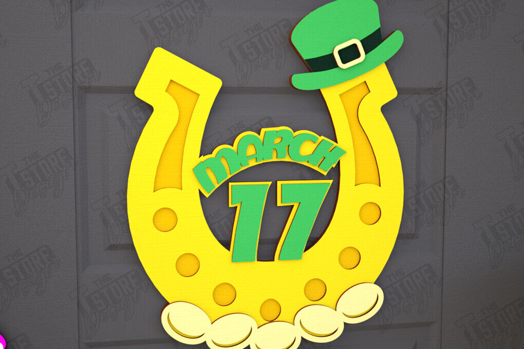 Intra απο ξύλο plywood 3mm-4mm πάχος – Σημάδια του Αγίου Πατρικίου | Διακόσμηση τοίχου Δίασταση  40x30 cm INTRAFABR-115373397