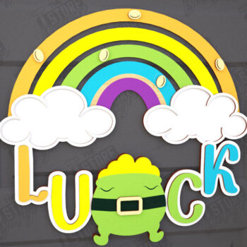 Intra απο ξύλο plywood 3mm-4mm πάχος – Σημάδια του Αγίου Πατρικίου | Διακόσμηση τοίχου Δίασταση  40x30 cm INTRAFABR-115373404 - Image 1