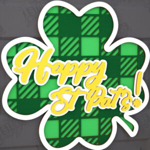 Intra απο ξύλο plywood 3mm-4mm πάχος – Σημάδια του Αγίου Πατρικίου | Διακόσμηση τοίχου Δίασταση  40x30 cm INTRAFABR-115373434