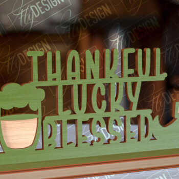 Intra απο ξύλο plywood 3mm-4mm πάχος – St. Patrick's Day Stand |3D Stand Laser Δίασταση 20x20 cm INTRAFABR-91522811 - Image 3