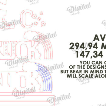 Intra απο ξύλο plywood 3mm-4mm πάχος – St Patrick's Day Stand Decor Δίασταση  20x20 cm INTRAFABR-115495691 - Image 3