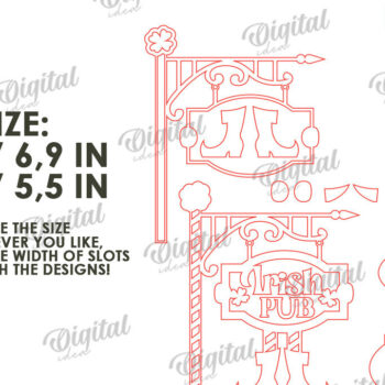Intra απο ξύλο plywood 3mm-4mm πάχος – St Patrick's Day Stand Decor Δίασταση  20x20 cm INTRAFABR-115295781 - Image 3