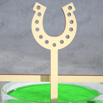 Intra απο ξύλο plywood 3mm-4mm πάχος – St Patrick's Day Sticks Stirring Drink Δίασταση  20x20 cm INTRAFABR-115436706 - Image 1