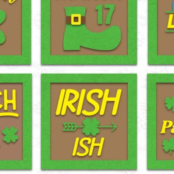 Intra απο ξύλο plywood 3mm-4mm πάχος – Κοπή με λέιζερ σε επίπεδο Δίσκου του Αγίου Πατρικίου Δίασταση  20x20 cm INTRAFABR-9442592 - Image 1