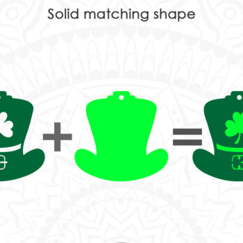 Intra απο ξύλο plywood 3mm-4mm πάχος – St Patrick's Earrings, καπέλο καλλικάτζαρων Δίασταση  5x5 cm INTRAFABR-7124335 - Image 4