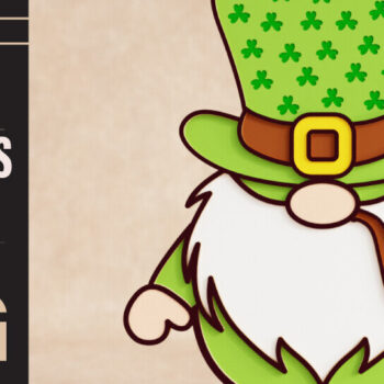 Intra απο ξύλο plywood 3mm-4mm πάχος – St Patricks Gnome BUNDLE Αποκοπή αρχείου Δίασταση  20x20 cm INTRAFABR-90898468 - Image 3