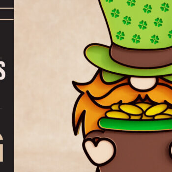 Intra απο ξύλο plywood 3mm-4mm πάχος – St Patricks Gnome BUNDLE Αποκοπή αρχείου Δίασταση  20x20 cm INTRAFABR-90967579 - Image 3