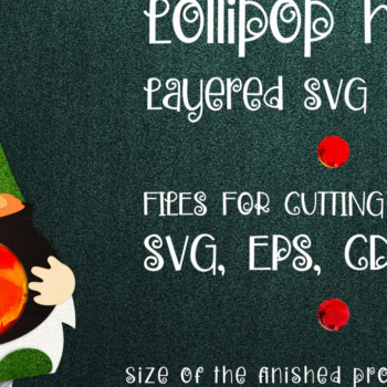 Intra απο ξύλο plywood 3mm-4mm πάχος – St. Patrick's Gnome - Lollipop Holder Δίασταση  20x20 cm INTRAFABR-8837035 - Image 1