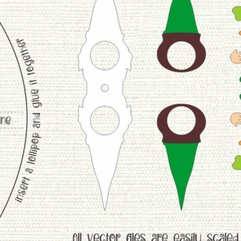 Intra απο ξύλο plywood 3mm-4mm πάχος – St. Patrick's Gnome - Lollipop Holder Δίασταση  20x20 cm INTRAFABR-8837035 - Image 2