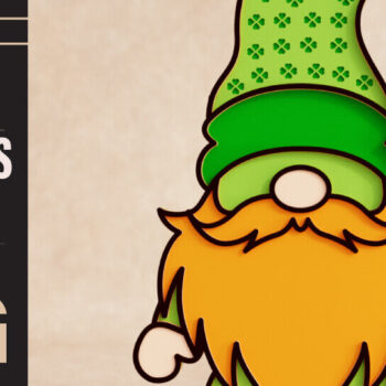 Intra απο ξύλο plywood 3mm-4mm πάχος – St Patricks Gnome Special Δίασταση  20x20 cm INTRAFABR-90857266 - Image 1