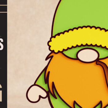 Intra απο ξύλο plywood 3mm-4mm πάχος – St Patricks Gnome Special Δίασταση  20x20 cm INTRAFABR-90771636 - Image 1