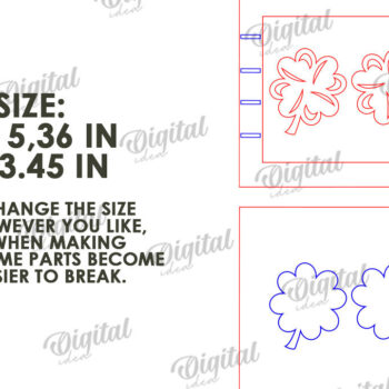 Intra απο ξύλο plywood 3mm-4mm πάχος – Πακέτο LaserCut Mini Signs St. Patrick Δίασταση  40x30 cm INTRAFABR-113928441 - Image 5