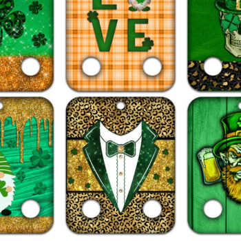 Intra απο ξύλο plywood 3mm-4mm πάχος – Πακέτο κάρτας χρημάτων St Patricks Design Δίασταση 40x30 cm INTRAFABR-52787501 - Image 1