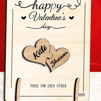 Intra απο ξύλο plywood 3mm-4mm πάχος – Ημέρα του Αγίου Βαλεντίνου Heart Puzzle Love Δίασταση  20x20 cm INTRAFABR-111871088 - Image 3