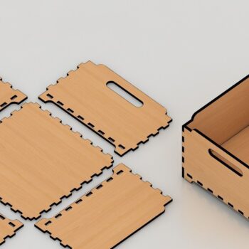 Intra απο ξύλο plywood 3mm-4mm πάχος – Πρότυπα κοπής με λέιζερ με δυνατότητα στοίβαξης Δίασταση  20x20 cm INTRAFABR-40245518 - Image 2