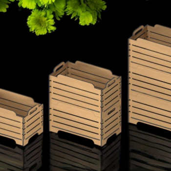 Intra απο ξύλο plywood 3mm-4mm πάχος – Στοιβάσιμα κουτιά 209 Δίασταση  20x20 cm INTRAFABR-118424463 - Image 3