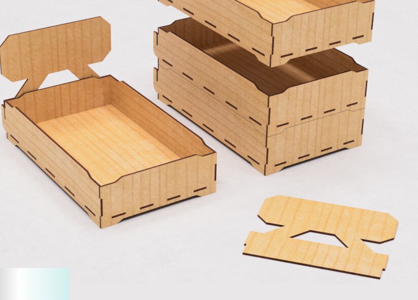 Intra απο ξύλο plywood 3mm-4mm πάχος – Αρχεία κοπής με λέιζερ με δυνατότητα στοίβαξης δίσκου πωλήσεων Δίασταση  20x20 cm INTRAFABR-122738679