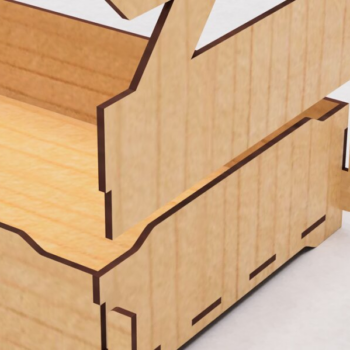 Intra απο ξύλο plywood 3mm-4mm πάχος – Αρχεία κοπής με λέιζερ με δυνατότητα στοίβαξης δίσκου πωλήσεων Δίασταση  20x20 cm INTRAFABR-122738679 - Image 5