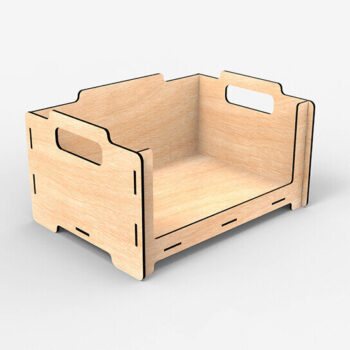 Intra απο ξύλο plywood 3mm-4mm πάχος – Αρχείο κοπής λέιζερ με δυνατότητα στοίβαξης κουτιού αποθήκευσης Δίασταση  20x20 cm INTRAFABR-105145695 - Image 6