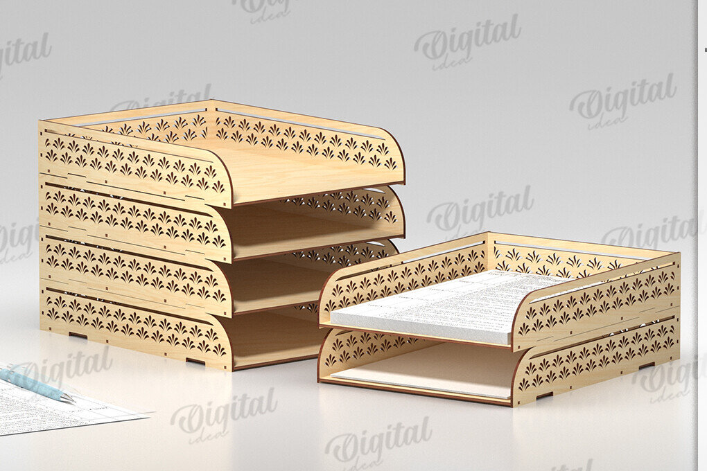 Intra απο ξύλο plywood 3mm-4mm πάχος – Στοίβαγμα δίσκων χαρτιού Δίασταση  20x20 cm INTRAFABR-122198194