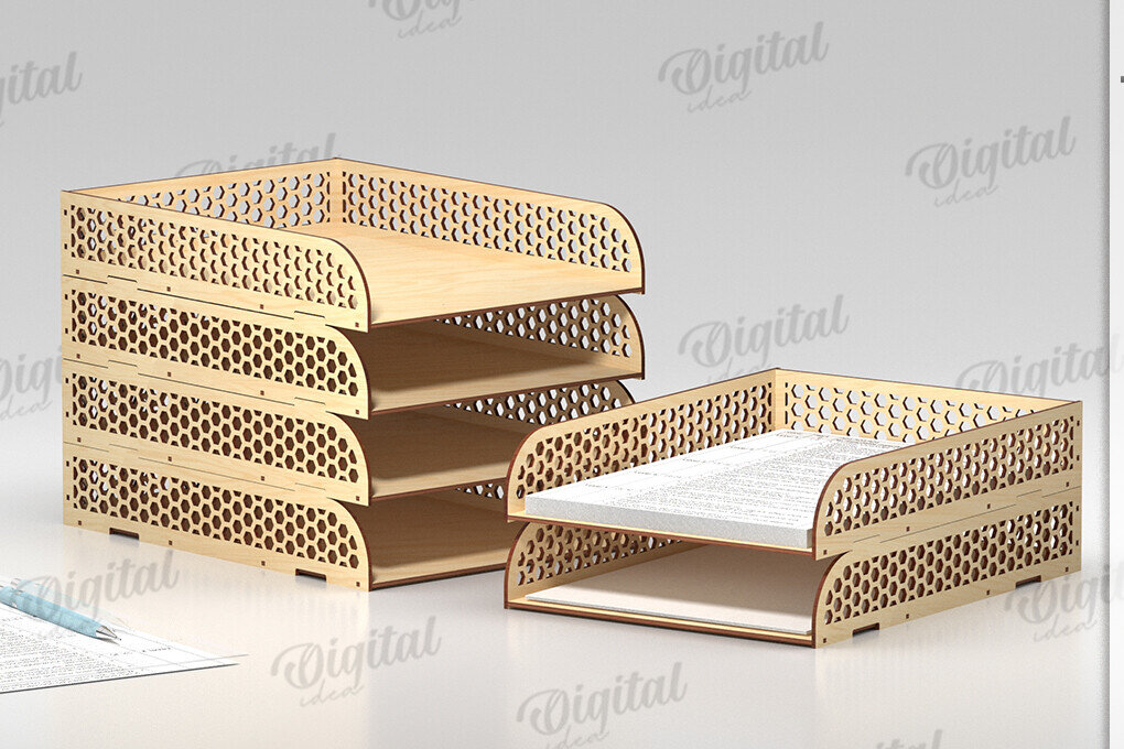 Intra απο ξύλο plywood 3mm-4mm πάχος – Στοίβαγμα δίσκων χαρτιού Δίασταση  20x20 cm INTRAFABR-122198272