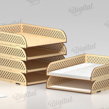 Intra απο ξύλο plywood 3mm-4mm πάχος – Δίσκοι χαρτιού στοίβαξης Δέσμη κοπής με λέιζερ Δίασταση 20x20 cm INTRAFABR-122064435 - Image 2