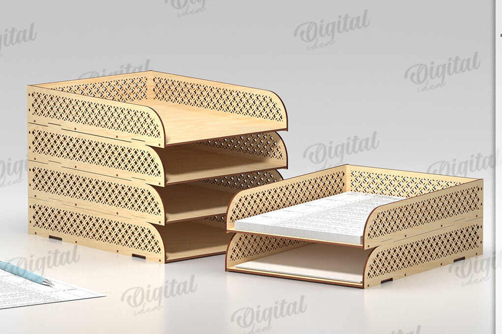 Intra απο ξύλο plywood 3mm-4mm πάχος – Στοίβαγμα δίσκων χαρτιού Δίασταση  20x20 cm INTRAFABR-122197857