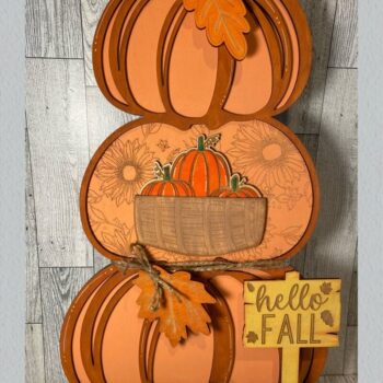 Intra απο ξύλο plywood 3mm-4mm πάχος – Στοίβαγμα Standing Pumpkins Laser Δίασταση  20x20 cm INTRAFABR-36294631 - Image 3