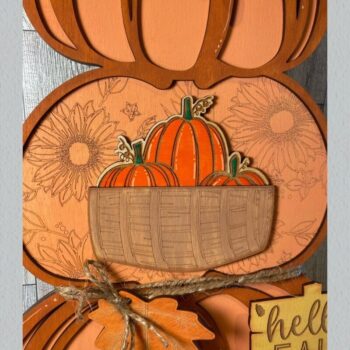 Intra απο ξύλο plywood 3mm-4mm πάχος – Στοίβαγμα Standing Pumpkins Laser Δίασταση  20x20 cm INTRAFABR-36294631 - Image 5