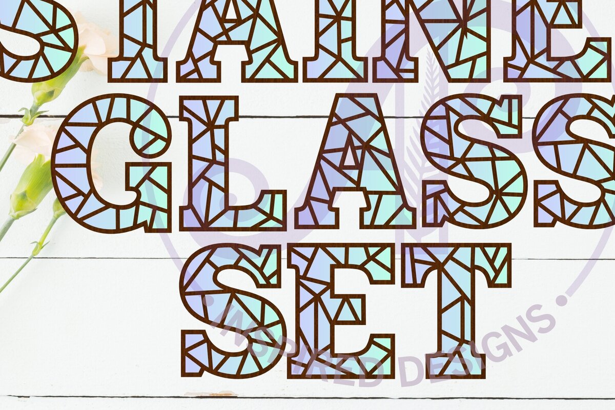 Intra απο ξύλο plywood 3mm-4mm πάχος – Σετ αλφαβήτου από βιτρό. 54 Γράμματα Δίασταση  20x20 cm INTRAFABR-113805208