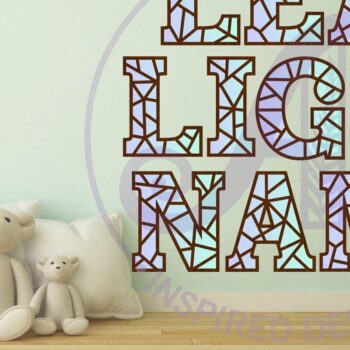 Intra απο ξύλο plywood 3mm-4mm πάχος – Σετ αλφαβήτου από βιτρό. 54 Γράμματα Δίασταση 20x20 cm INTRAFABR-113805208 - Image 3