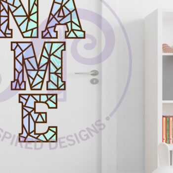 Intra απο ξύλο plywood 3mm-4mm πάχος – Σετ αλφαβήτου από βιτρό. 54 Γράμματα Δίασταση 20x20 cm INTRAFABR-113805208 - Image 4