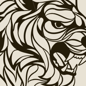 Intra απο ξύλο plywood 3mm-4mm πάχος – Ζώα από βιτρό Δίασταση  20x20 cm INTRAFABR-14290560 - Image 3