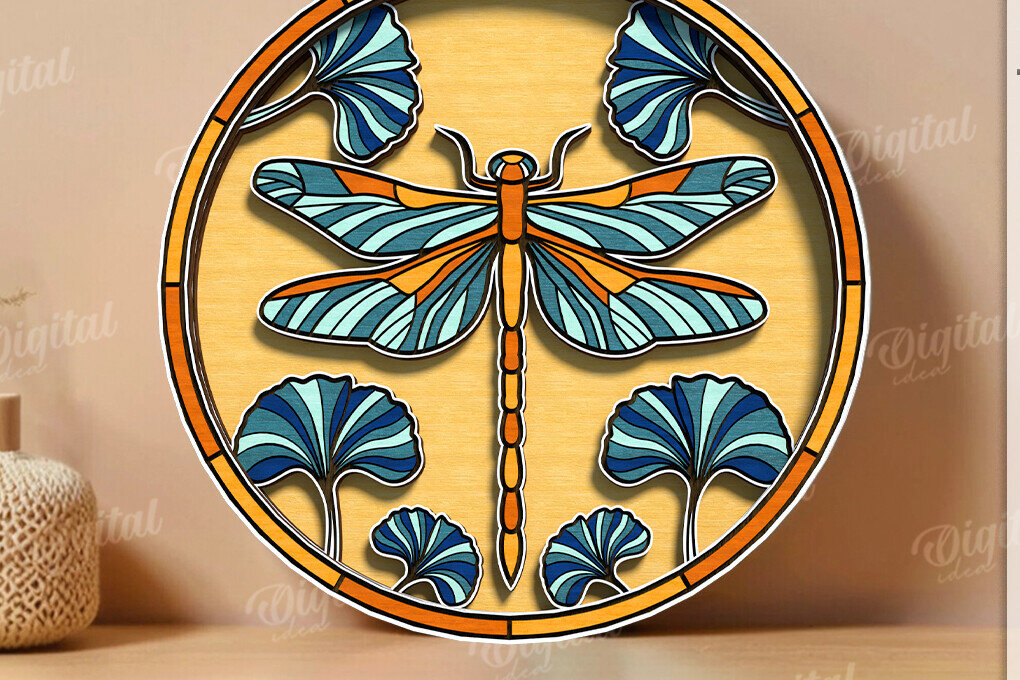 Intra απο ξύλο plywood 3mm-4mm πάχος – Βιτρό Nature ντεκόρ τοίχου με λέιζερ Δίασταση  40x30 cm INTRAFABR-123090753