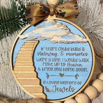 Intra απο ξύλο plywood 3mm-4mm πάχος – Στολίδι αναμνηστικών σκαλοπατιών στον ουρανό Δίασταση  20x20 cm INTRAFABR-44636353 - Image 4