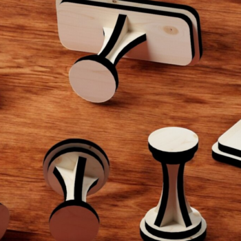 Intra απο ξύλο plywood 3mm-4mm πάχος – Αρχεία κοπής λέιζερ σχεδίασης σφραγίδων 072 Δίασταση  20x20 cm INTRAFABR-117742309 - Image 1