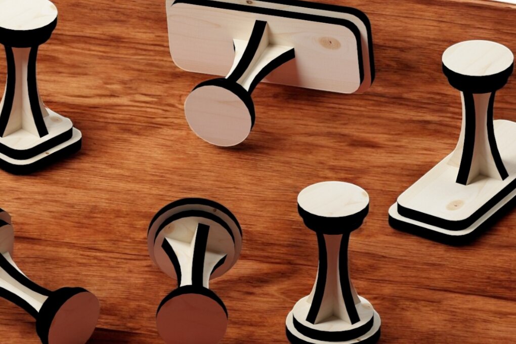 Intra απο ξύλο plywood 3mm-4mm πάχος – Αρχεία κοπής λέιζερ σχεδίασης σφραγίδων 072 Δίασταση  20x20 cm INTRAFABR-117742309