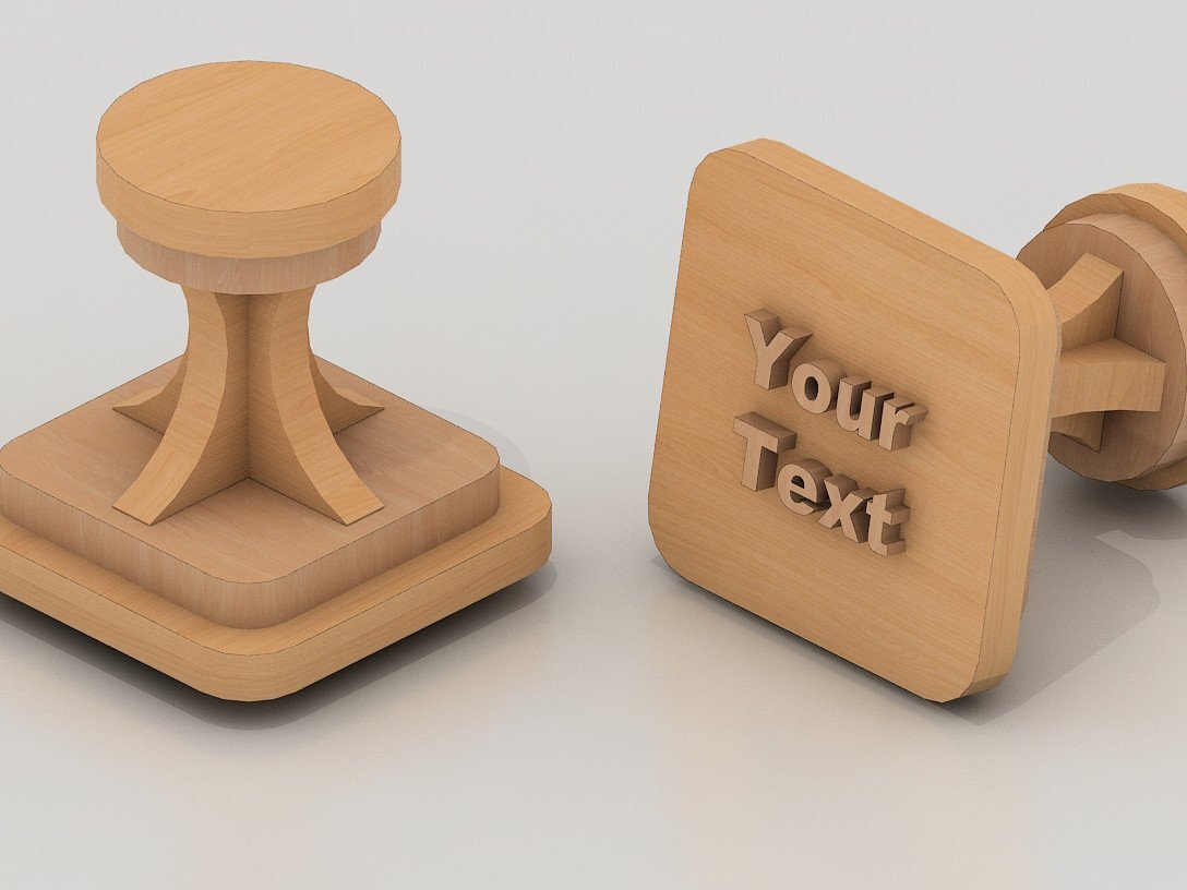 Intra απο ξύλο plywood 3mm-4mm πάχος –  λαβής σφραγίδας, Αρχεία κοπής με λέιζερ Δίασταση  20x20 cm INTRAFABR-42058975