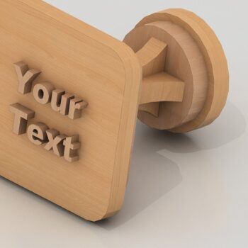 Intra απο ξύλο plywood 3mm-4mm πάχος –  λαβής σφραγίδας, Αρχεία κοπής με λέιζερ Δίασταση  20x20 cm INTRAFABR-42058975 - Image 2