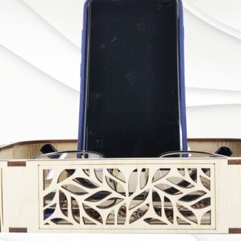 Intra απο ξύλο plywood 3mm-4mm πάχος – Stand Box για κινητά αρχεία κοπής με λέιζερ Δίασταση  20x20 cm INTRAFABR-106072435 - Image 4