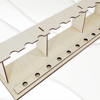 Intra απο ξύλο plywood 3mm-4mm πάχος – Σταθείτε για 10 στυλό. Διανυσματικά αρχεία κοπής με λέιζερ Δίασταση  20x20 cm INTRAFABR-82782332 - Image 4